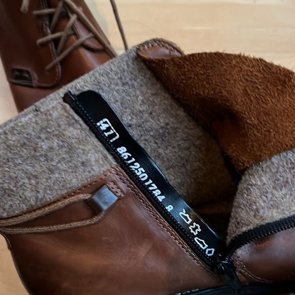 Brown leather Remonte ankle boot EU41 - Picture 8 of 12